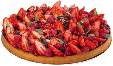 Tarte aux fruits rouges