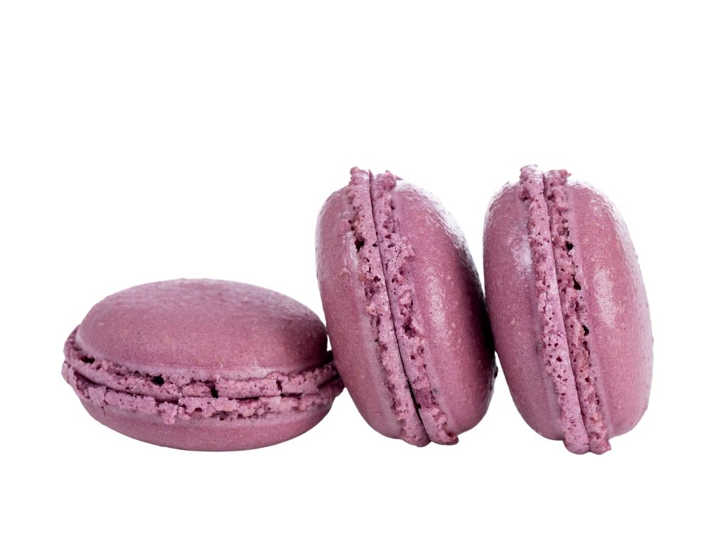Macarons parfum cassis - Maison Yver Chocolatier Granville