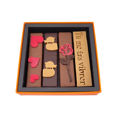 Coffret «Tu me fais vibrer» - Saint-Valentin
