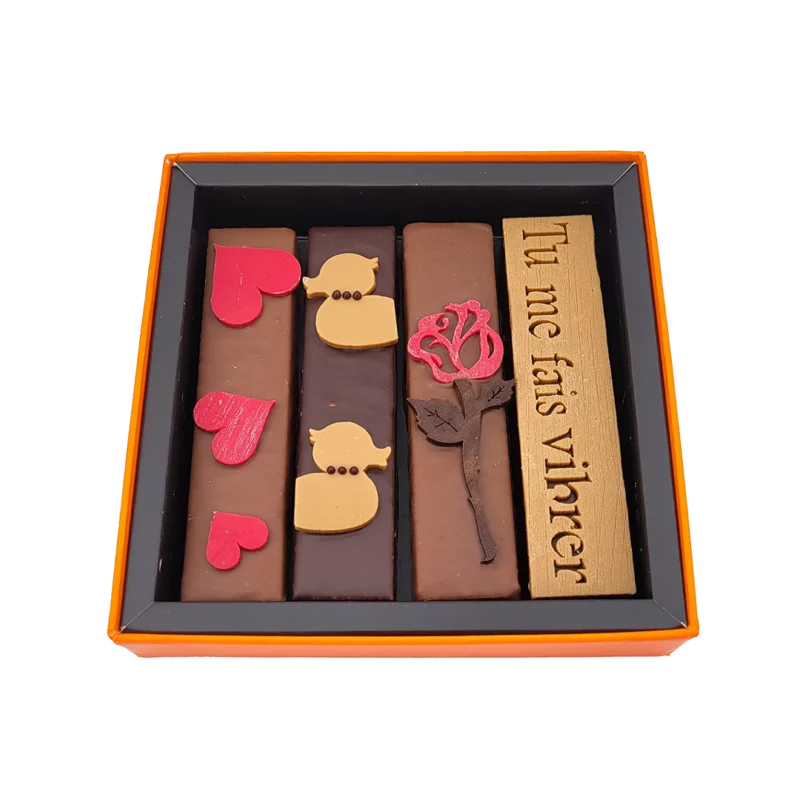 Coffret «Tu me fais vibrer» - Saint-Valentin