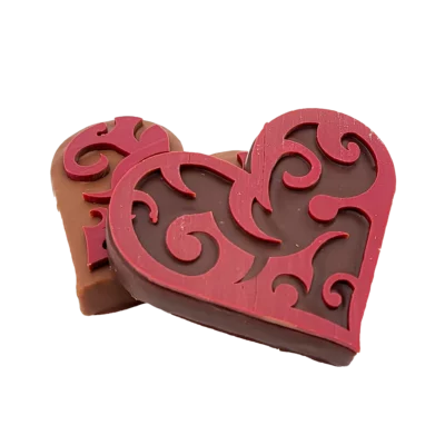 Bouchée cœur au chocolat noir