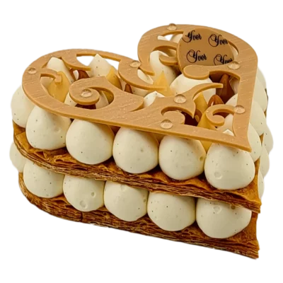 Cœur Mille Feuille - Saint-Valentin