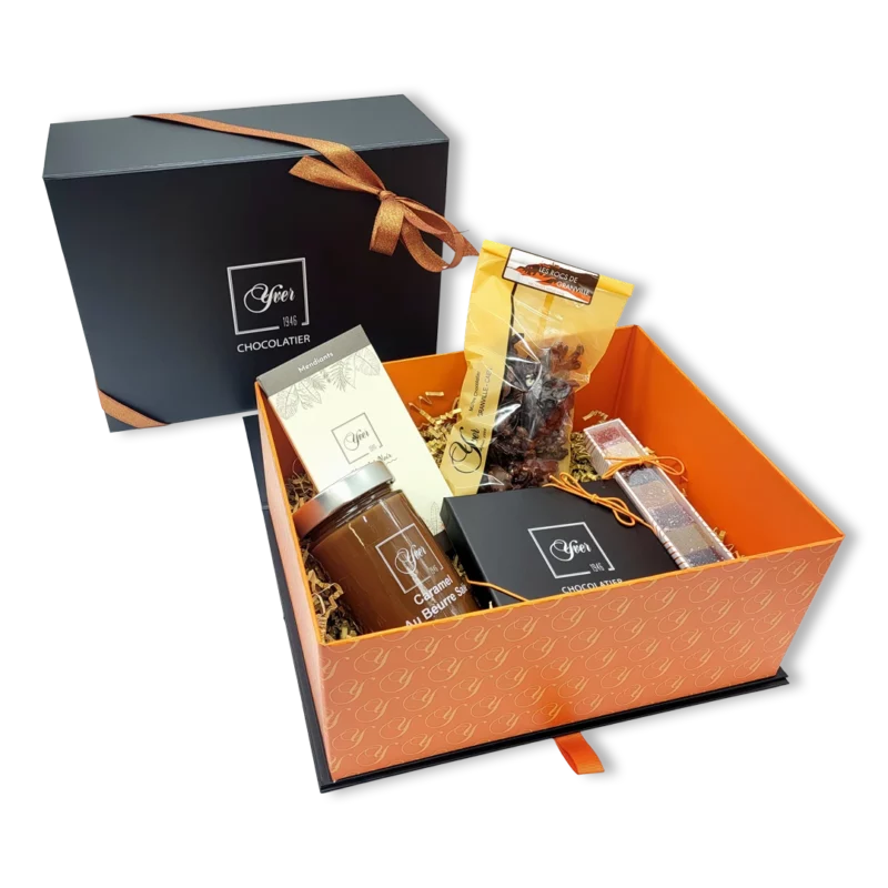 Petit coffret cadeau Chocolatier Yver à Granville-Caen