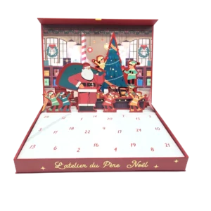 Calendrier "L'atelier du Père Noël" - Noël 2025