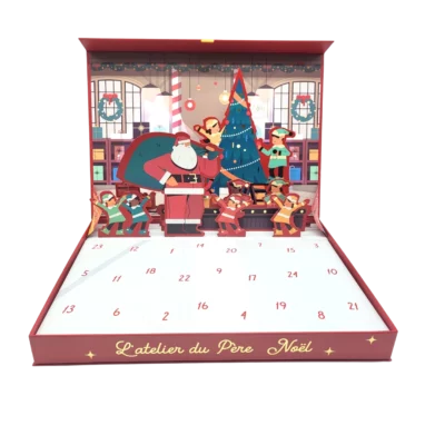 Calendrier "L'atelier du Père Noël" - Noël 2025