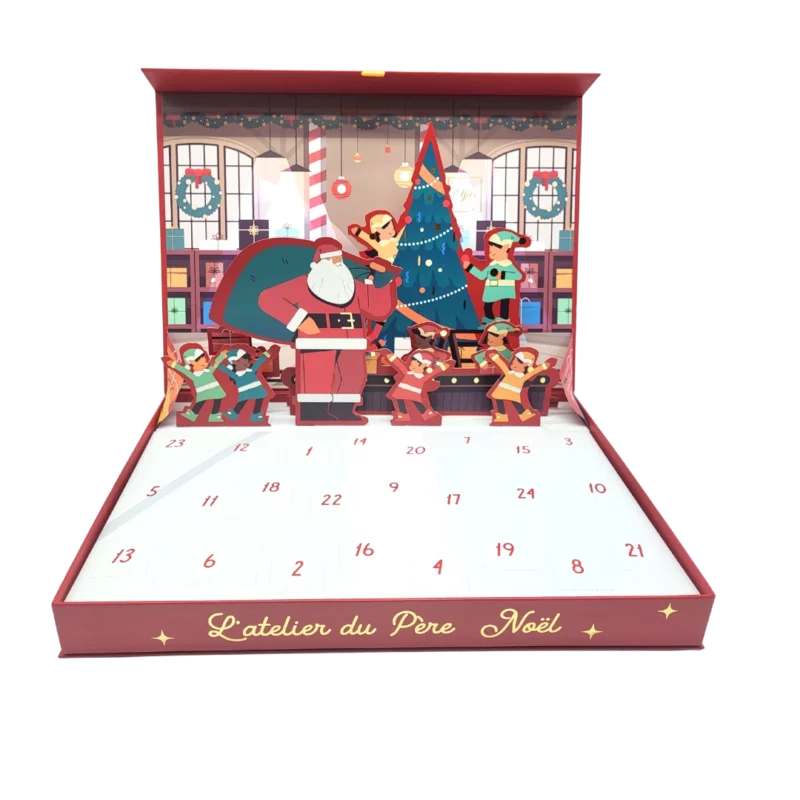 Calendrier "L'atelier du Père Noël" - Noël 2025