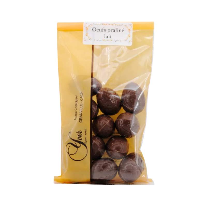 Sachet d'œufs praliné lait 100g